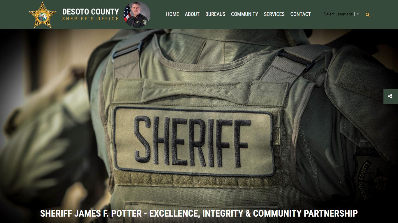 DeSoto County Sheriff's Office - Sheriff James F Potter - Arcadia ...